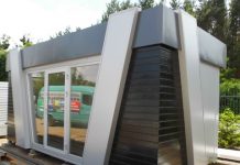 Biurowy pawilon, pawilon handlowy, kioski oraz kontenery pawilon biurowy s1