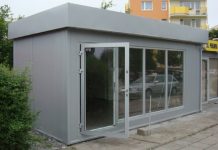 Pawilon handlowy, biurowy, kontener nowoczesny pawilon handlowy s1