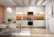 Postaw na połysk akrylu w meblach kuchennych Kam meble KAMDUO-XL s1